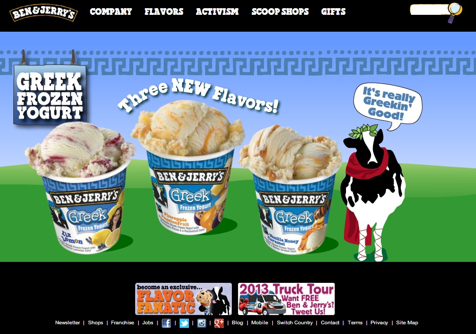 Ben & Jerry's Image CTA