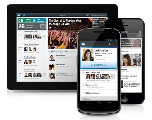 Linkedin mobile app