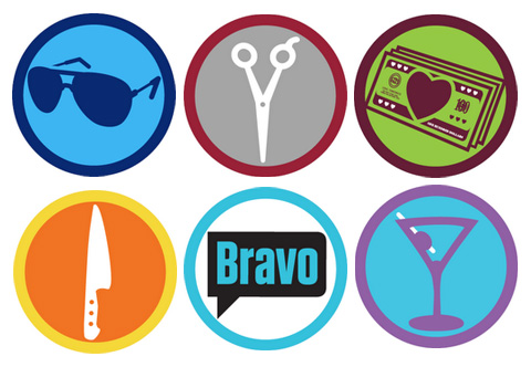 Bravo Foursquare badges