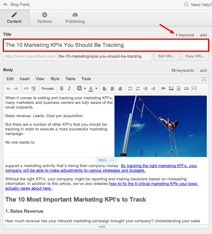 HubSpot How-To: Optimizing a Blog Post