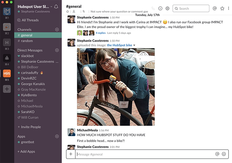 6 HubSpot user slack