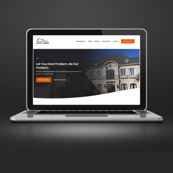 Bill ragan roofing website redesign project
