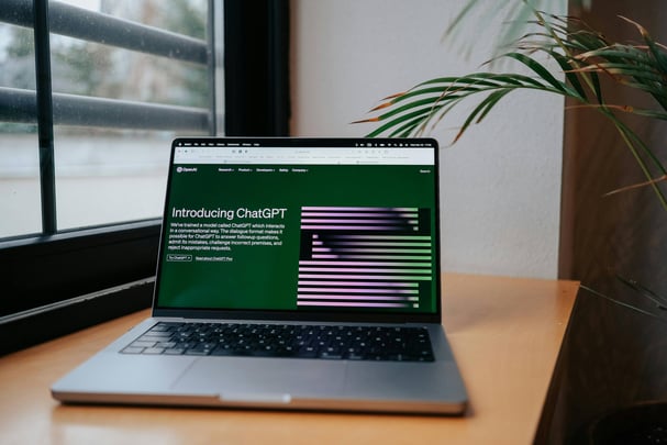 ChatGPT on Laptop