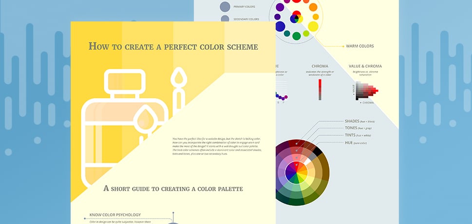 Tips for creating a perfect color scheme for your brand [Infographic]