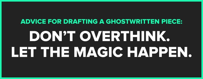 Ghostwriting-advice