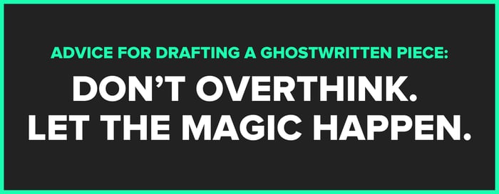 Ghostwriting-advice