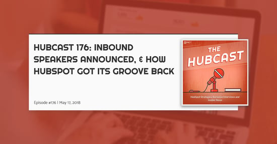 Hubcast 176: INBOUND Speakers Announced, & How HubSpot Got Its Groove Back