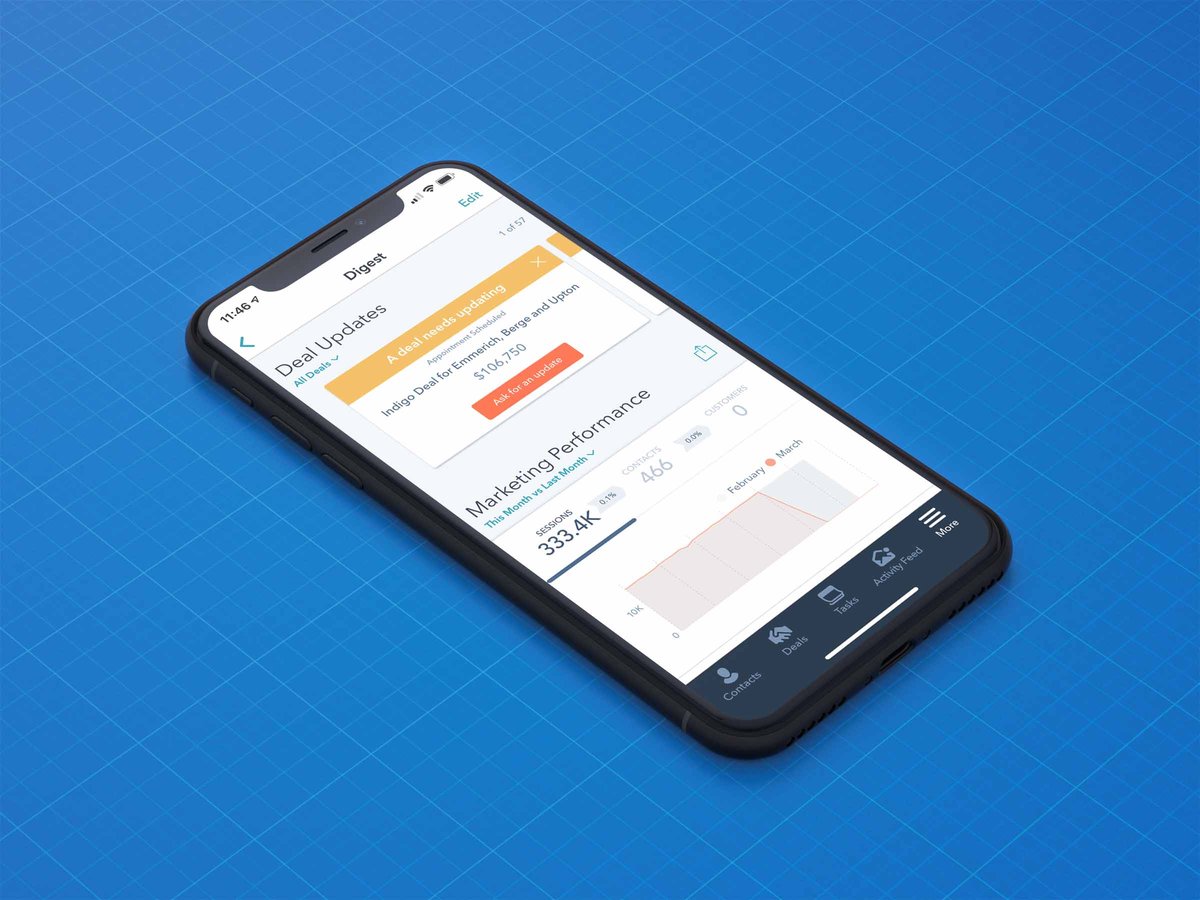 HubSpot Refreshes the Look and Feel of the Mobile App