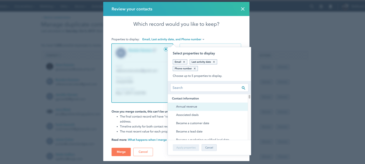 HubSpot’s new duplicate management just got some improvements