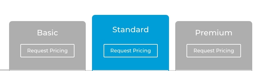 pricing table without pricing