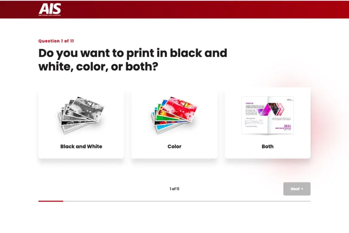 AIS Copy and Printer Selector