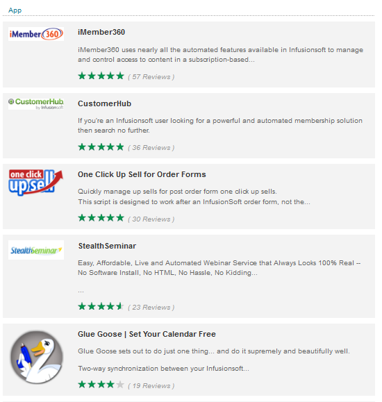 HS_IS_app_marketplace Infusionsoft app marketplace