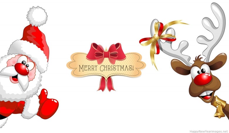 Merry-Christmas-Santa-Cartoon-Amazing-Wallpaper