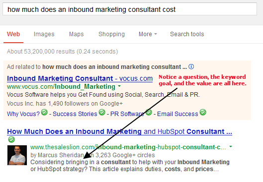 Great meta descriptions are about "helping," not selling, as shown in this example.