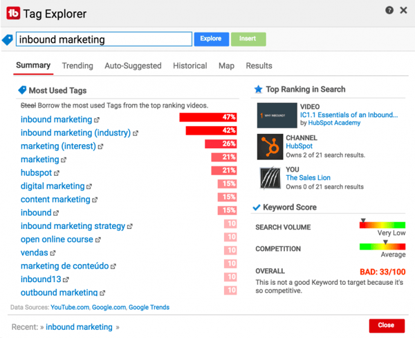 TagExplorer-TubeBuddy