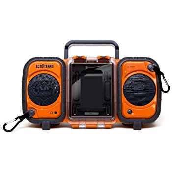 orange boombox