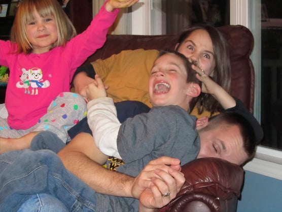One of many photos I occasionally share at the end of a presentation-- My Why.