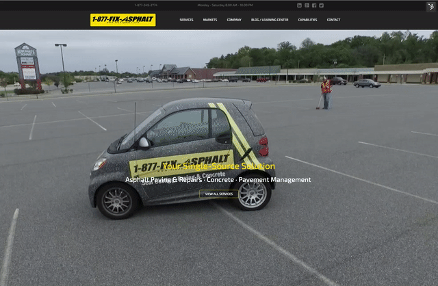 fix asphalt homepage video