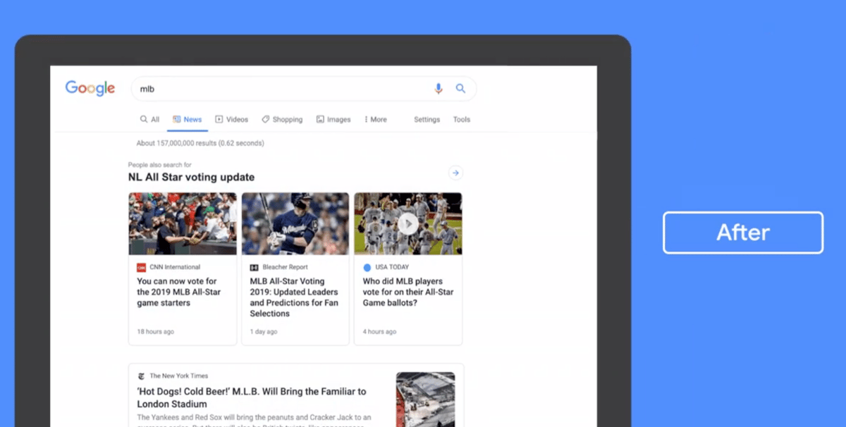 Google Announces Redesign of News Tab in Search