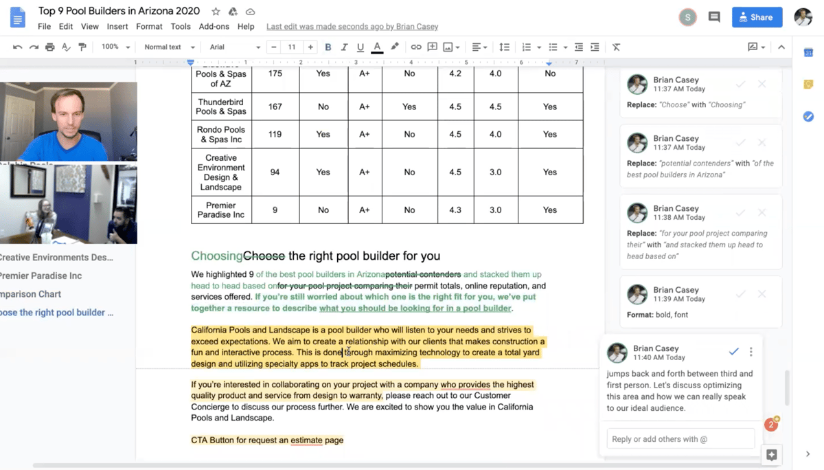 What does content training look like at IMPACT?