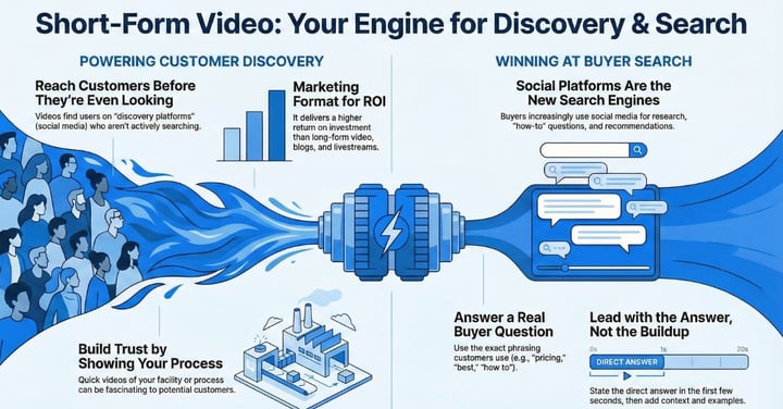 Short-form video for business