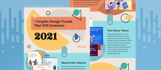 7 graphic design trends that will dominate 2021 [Infographic]
