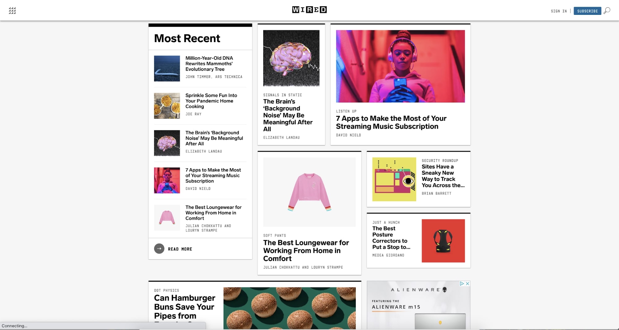 Font Size Wired