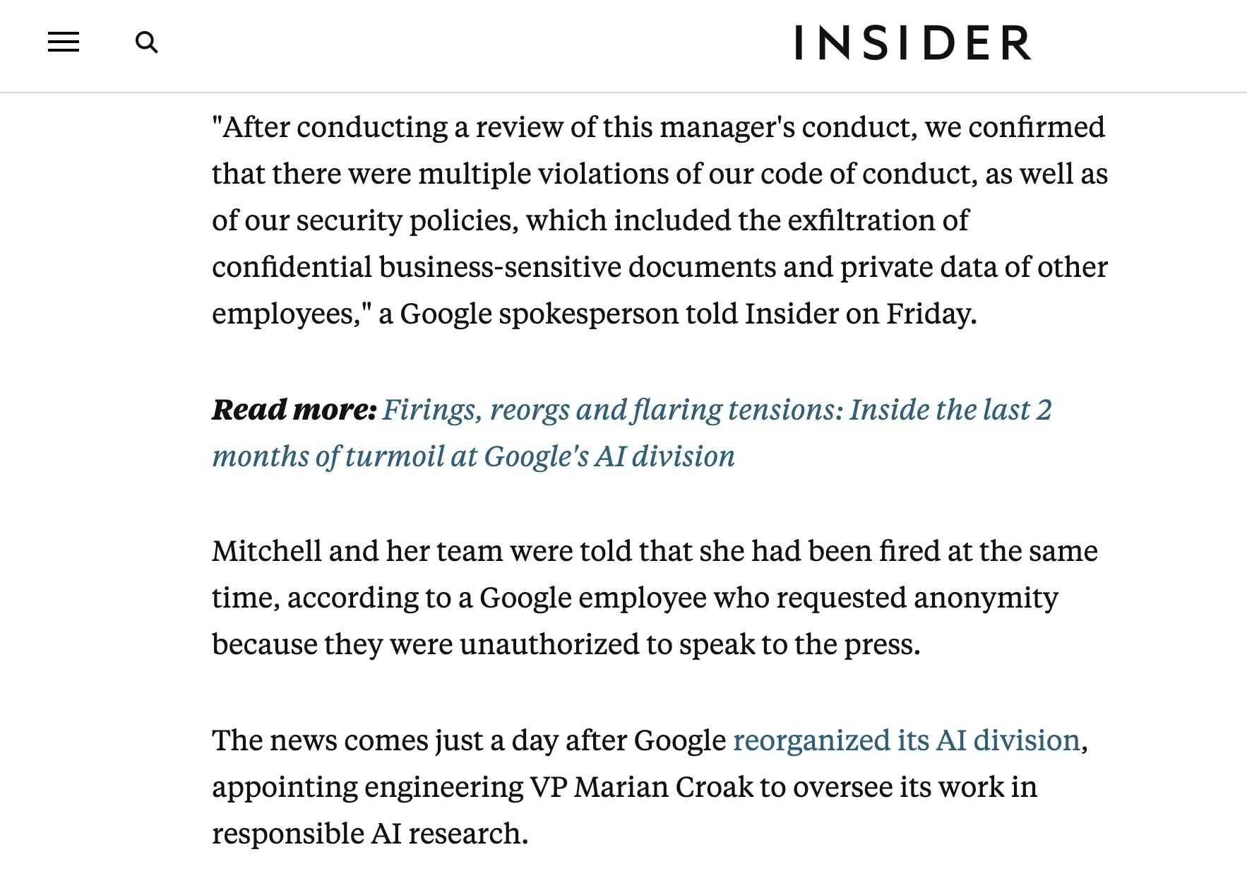 Related Articles Insider