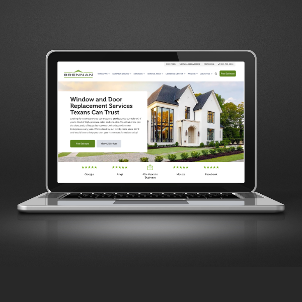brennan enterprises website redesign project