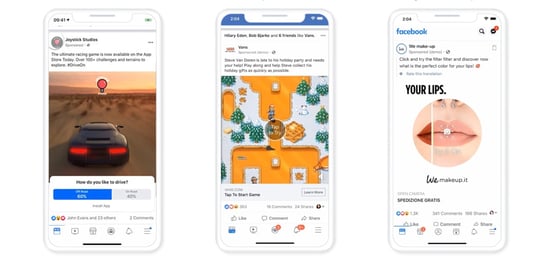 Facebook Rolls Out Video Poll Ads, Expands Playable and AR Ads