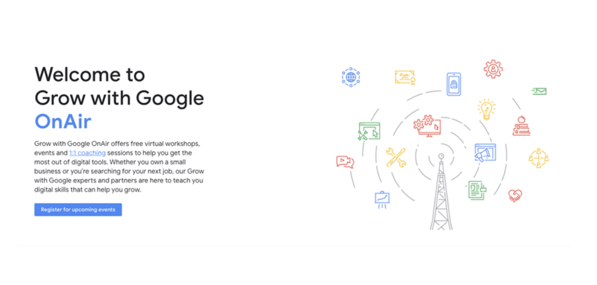 Google now offers free online events for business leaders, job seekers