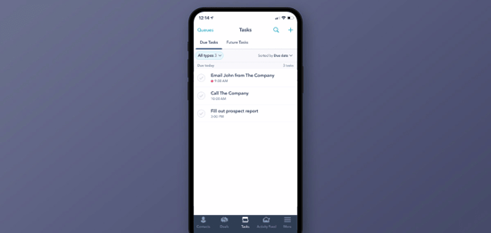 You can now manage your tasks with the HubSpot mobile app