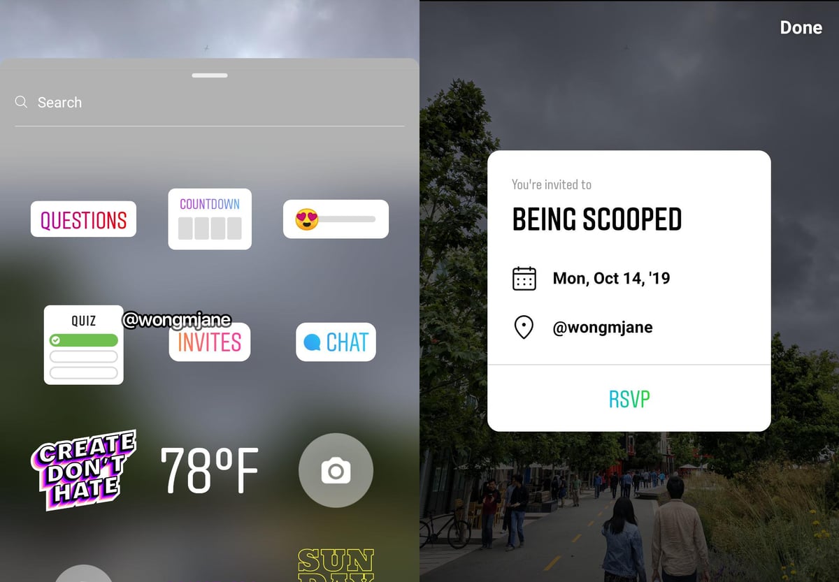 Instagram tests new sticker for Stories: Event Invites