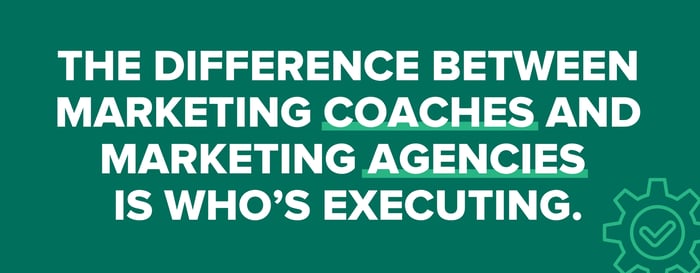 marketing coach vs agency