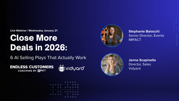 Vidyard and IMPACT webinar January 2026