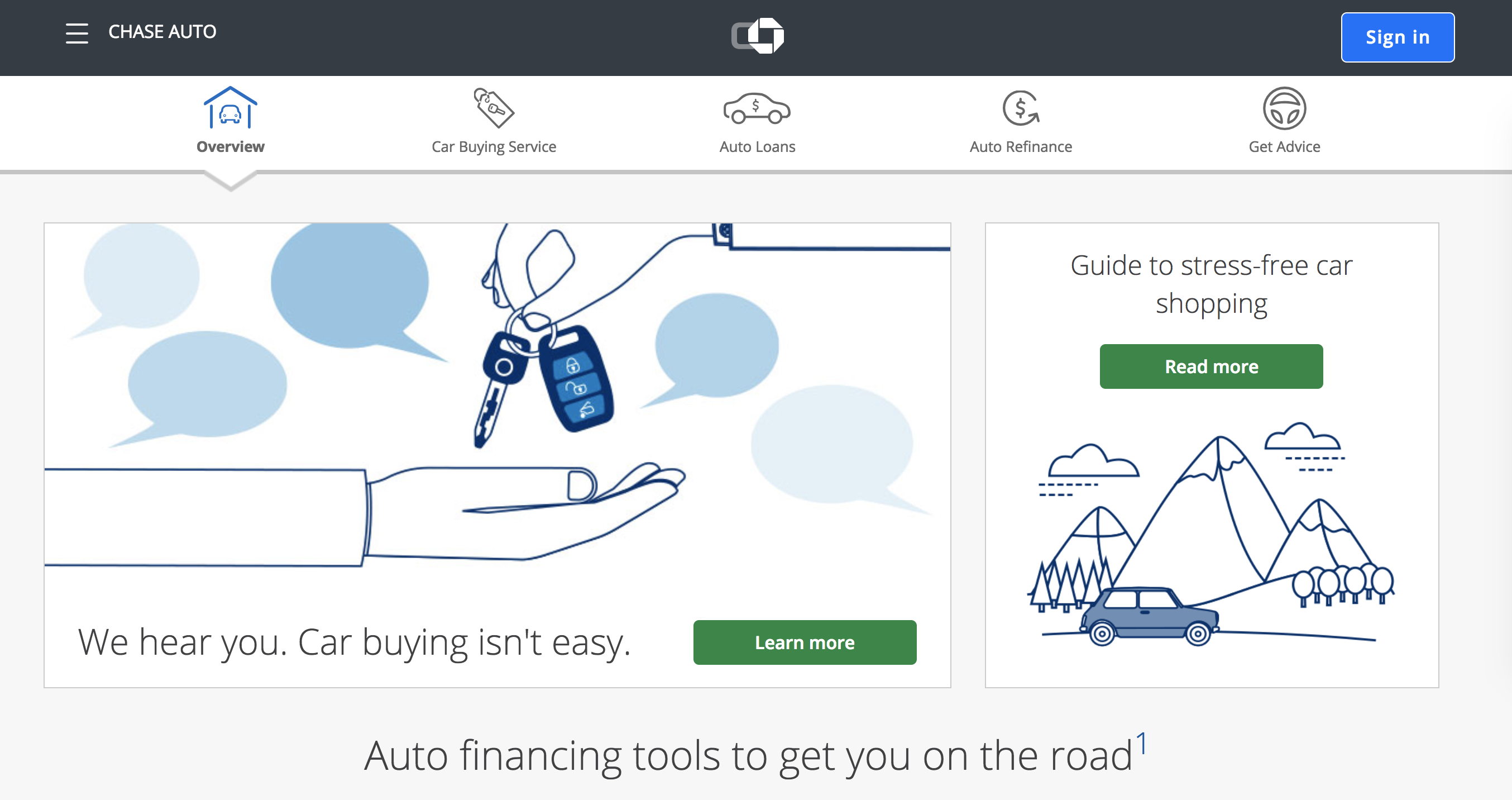 Chase Auto example