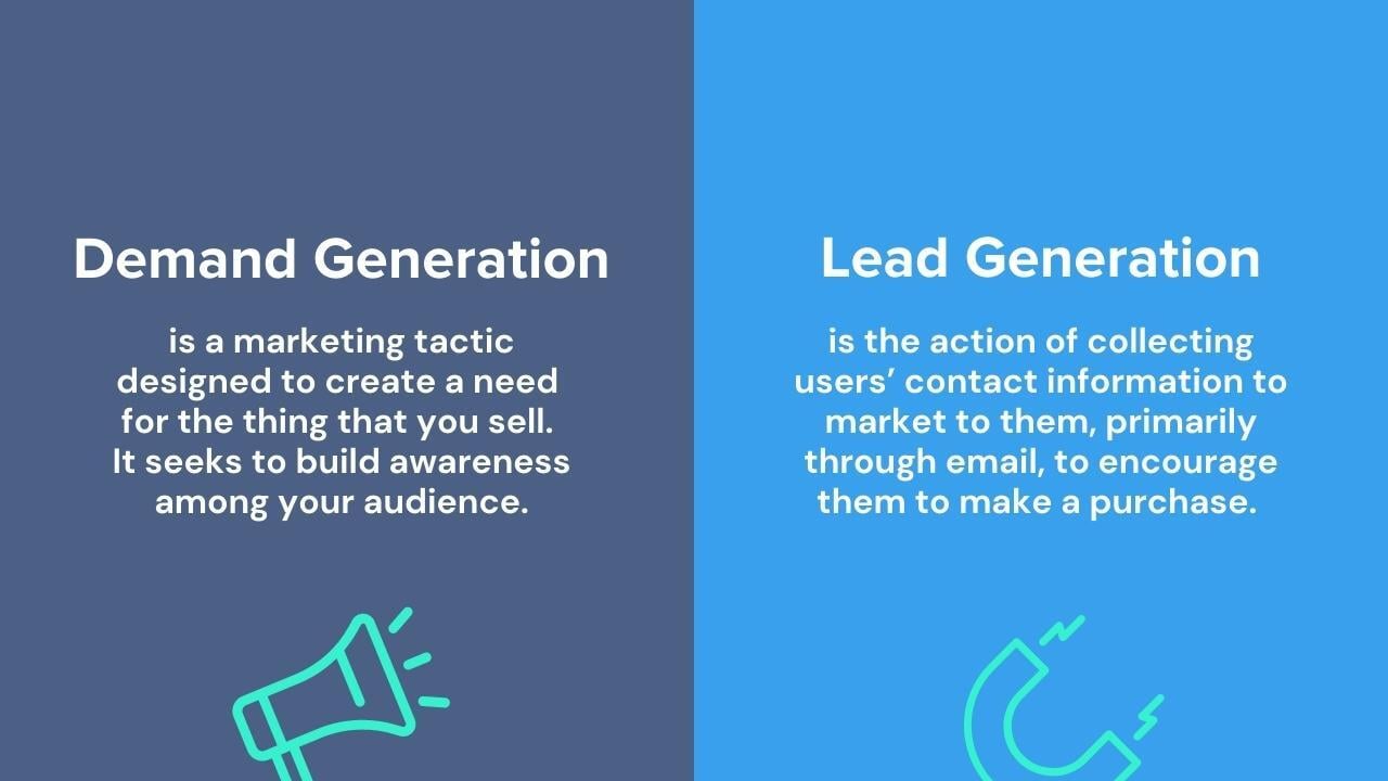 generación de demanda vs generación de leads