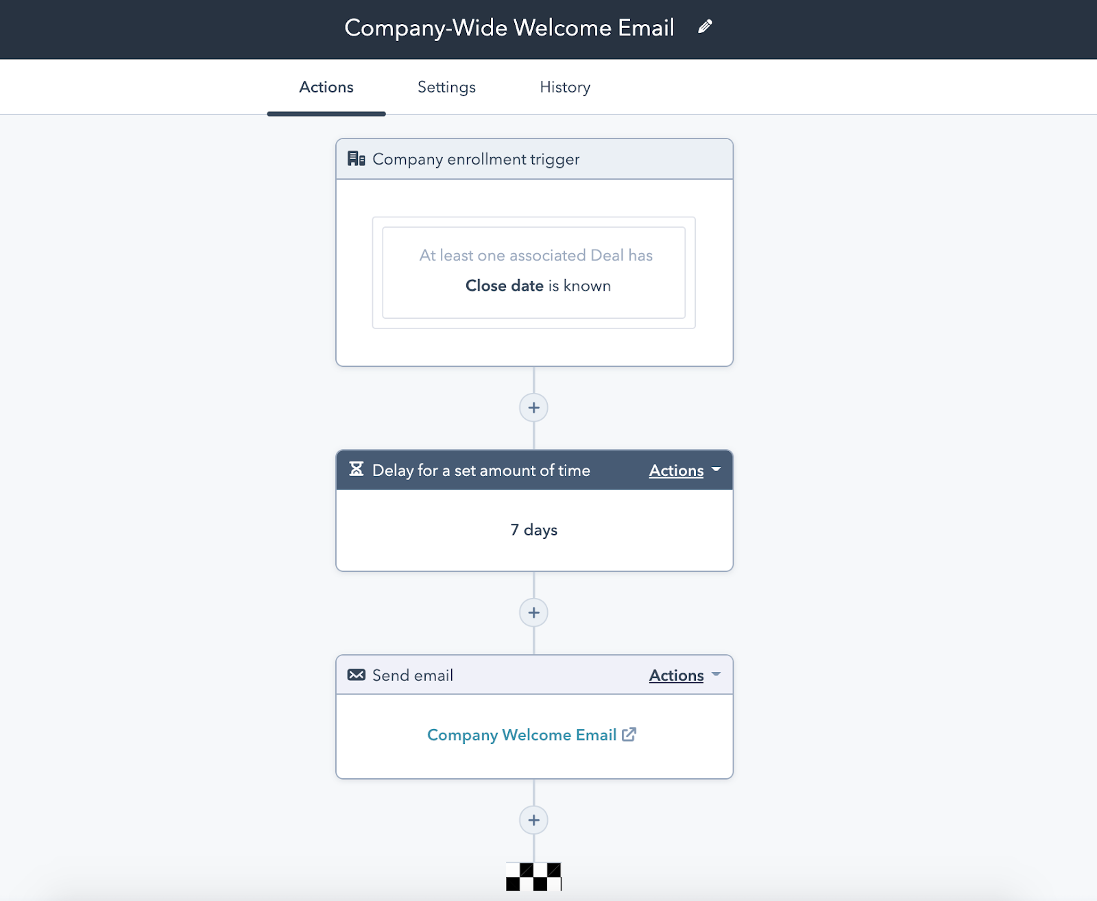 Company-based workflow