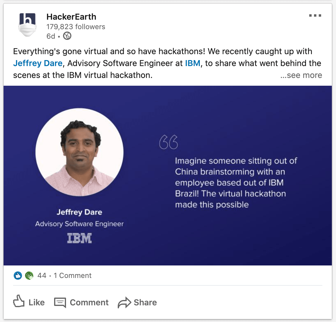 HackerEarth_LinkedIn_Post