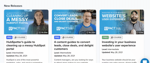 IMPACT+ Course Content