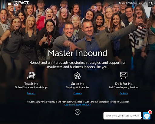 IMPACT Homepage v2