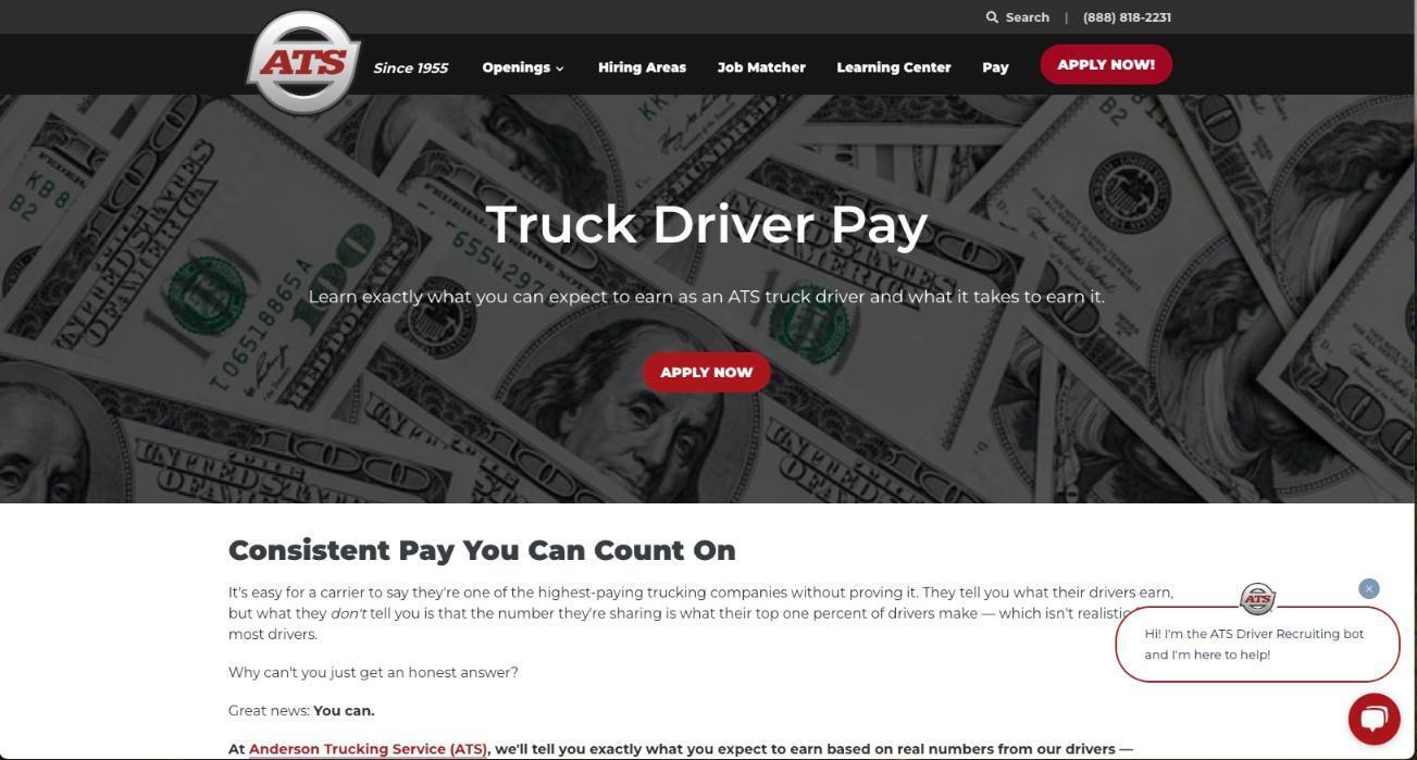ATS Pay Page