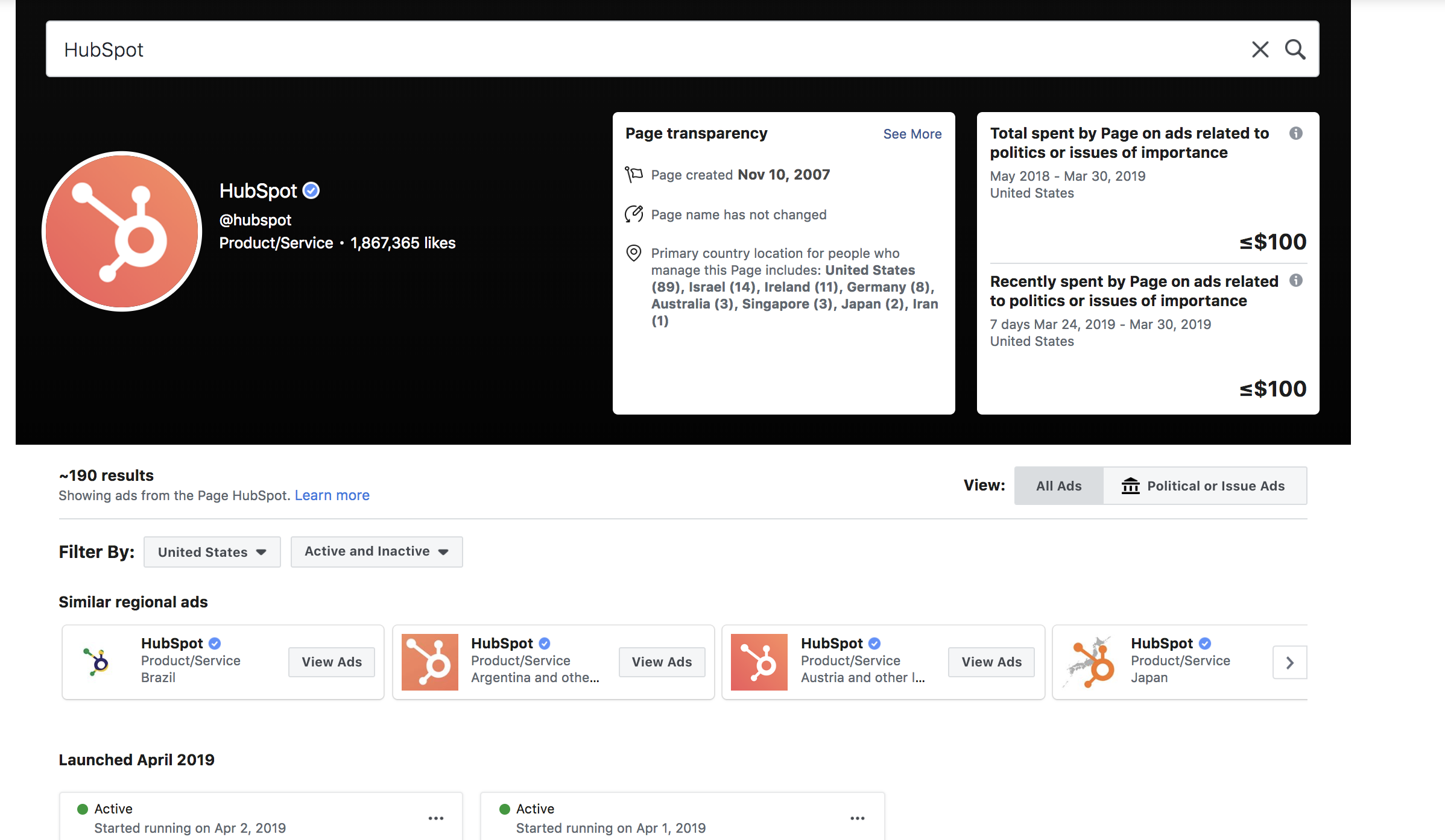facebook-ads-library-page-transparency-tab