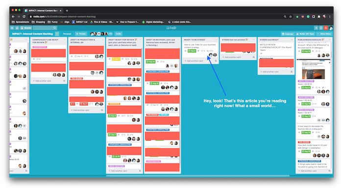 How to use Trello for your business content strategy (with examples)