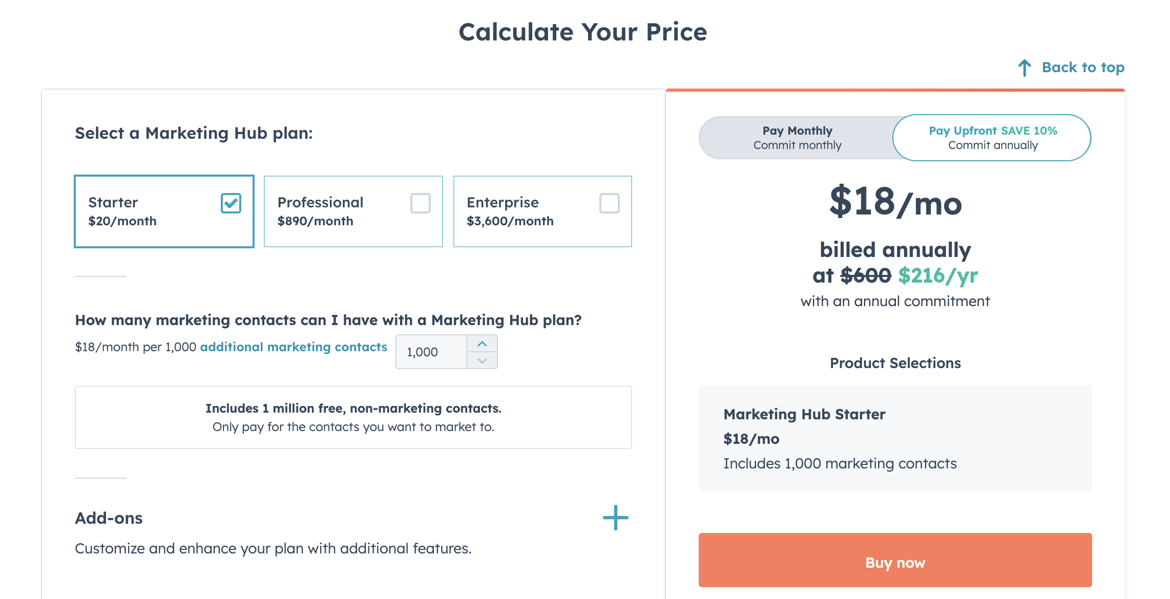 marketing-hub-price