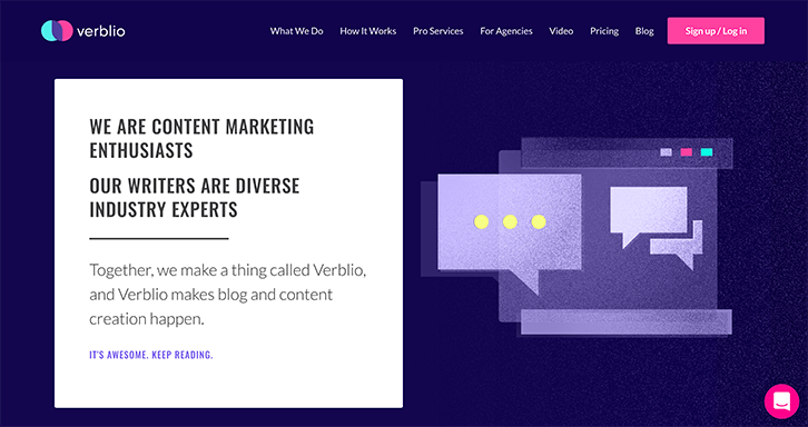 Top Content Marketing Agencies - Verblio