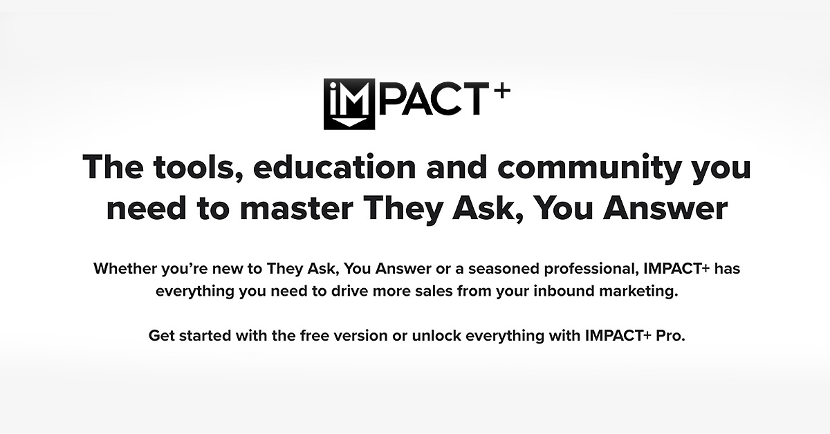 Inbound Marketing And Digital Sales Training Community Impact