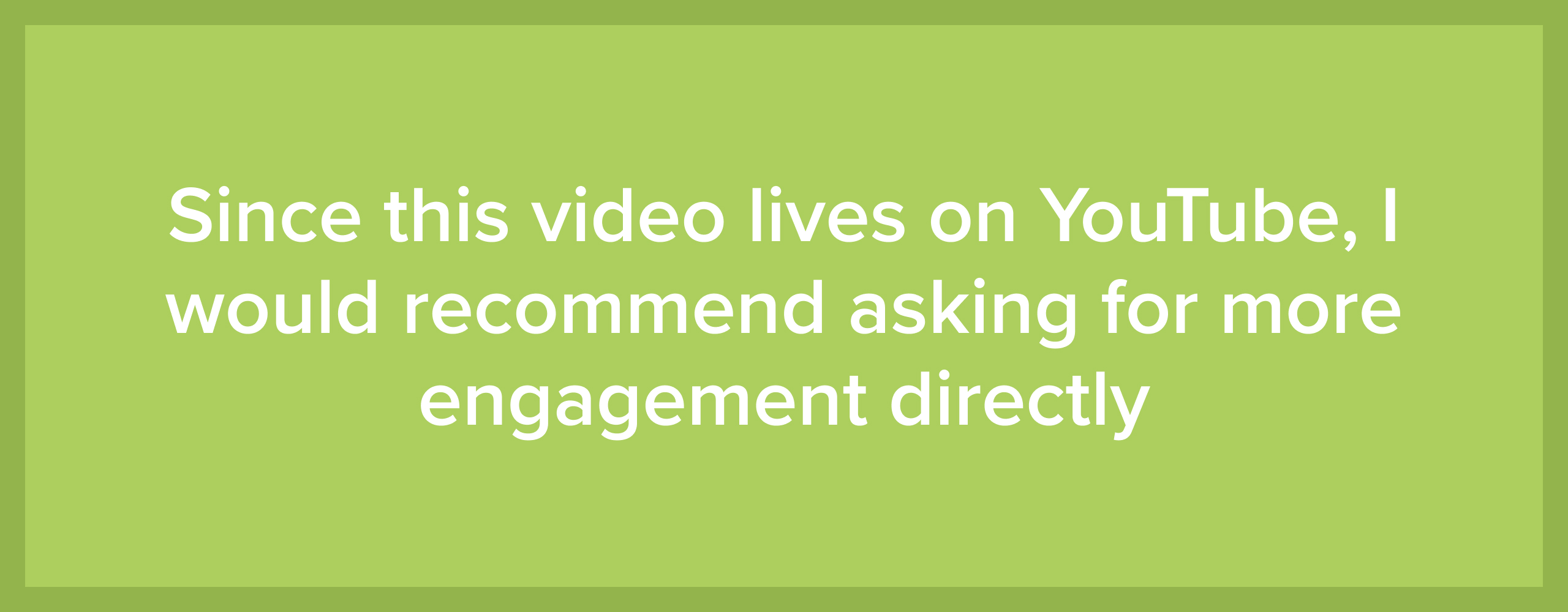 YouTube-engagement