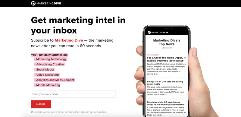 best-marketing-newsletters-marketing-dive