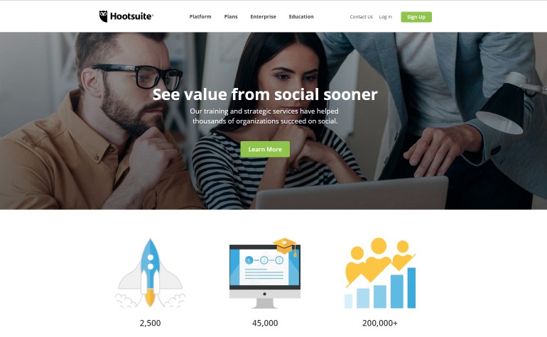 Hootsuite Services Page